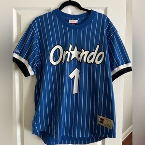 Orlando magic penny hardaway baseball style jersey NWOT